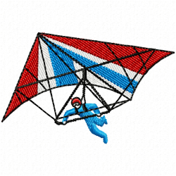 Paragliding Embroidery Design 5 Paragliding Embroidery Design 5